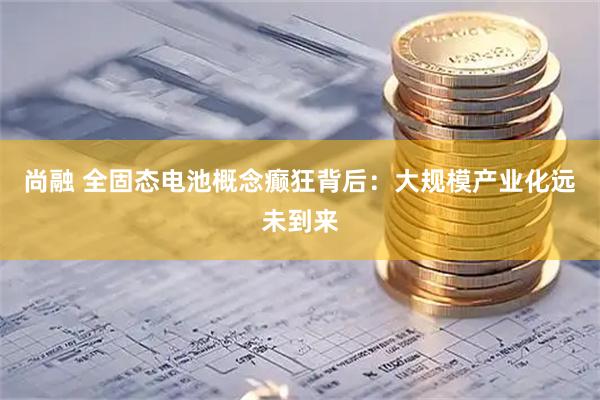 尚融 全固态电池概念癫狂背后：大规模产业化远未到来