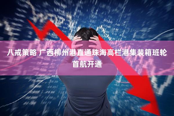 八戒策略 广西柳州港直通珠海高栏港集装箱班轮首航开通